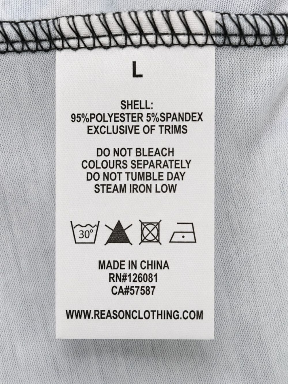 Reason Aqua Multicolor Graphic Tiger Short Sleeve Tee - Picture 5 of 5